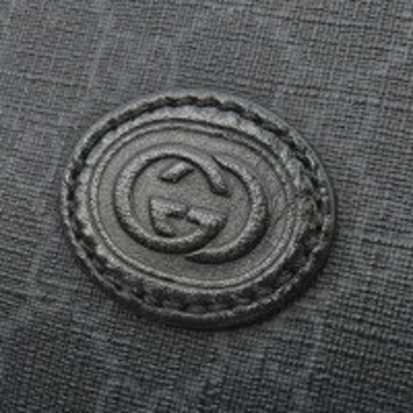Gucci Interlocking GG Supreme Bag Black Shoulder Clutch - Picture 8 of 8